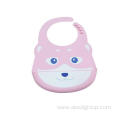 Soft Waterproof Cute Pocket Silicone Baby Bib